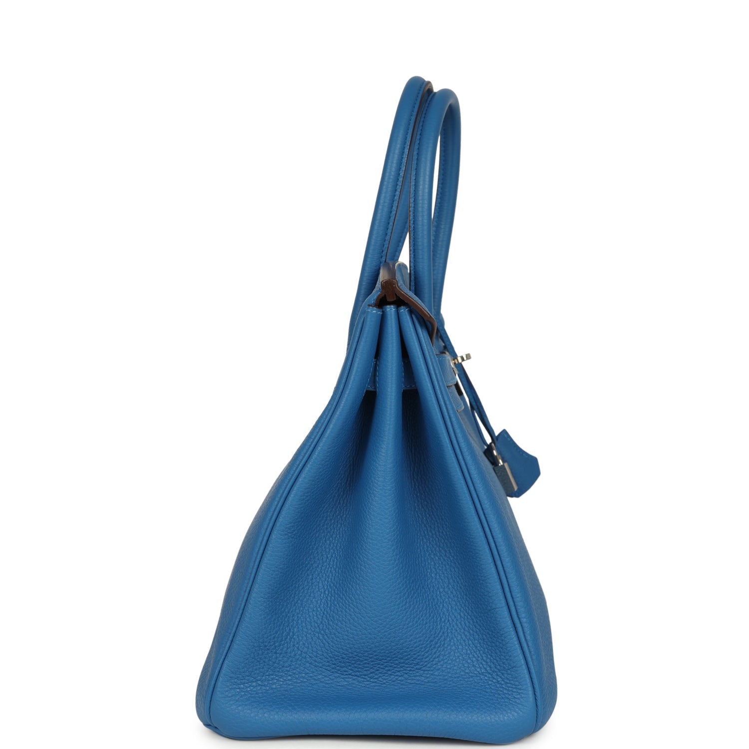 Birkin 35 Bleu Mykonos Togo Palladium Hardware