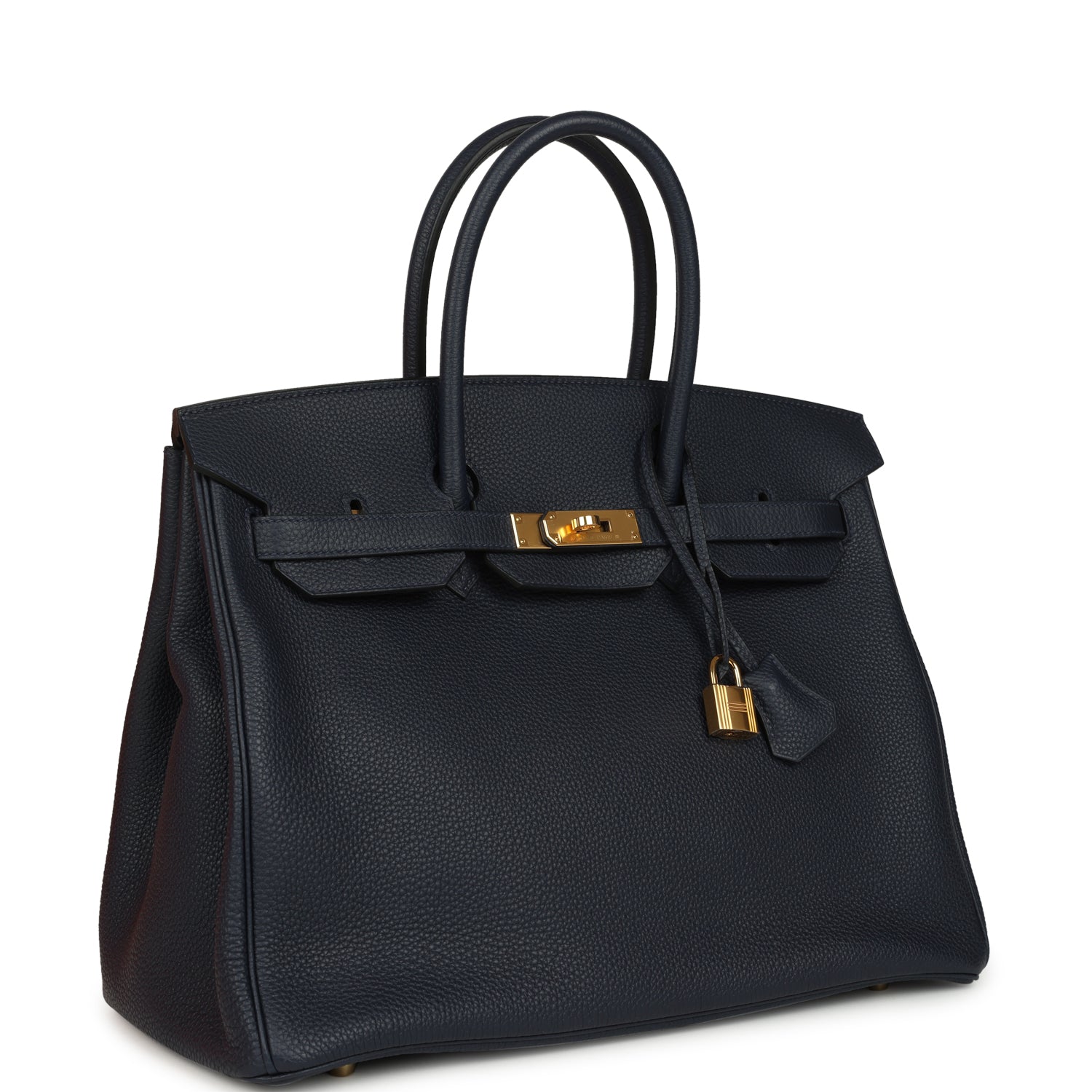 Birkin 35 Bleu Nuit Togo Gold Hardware