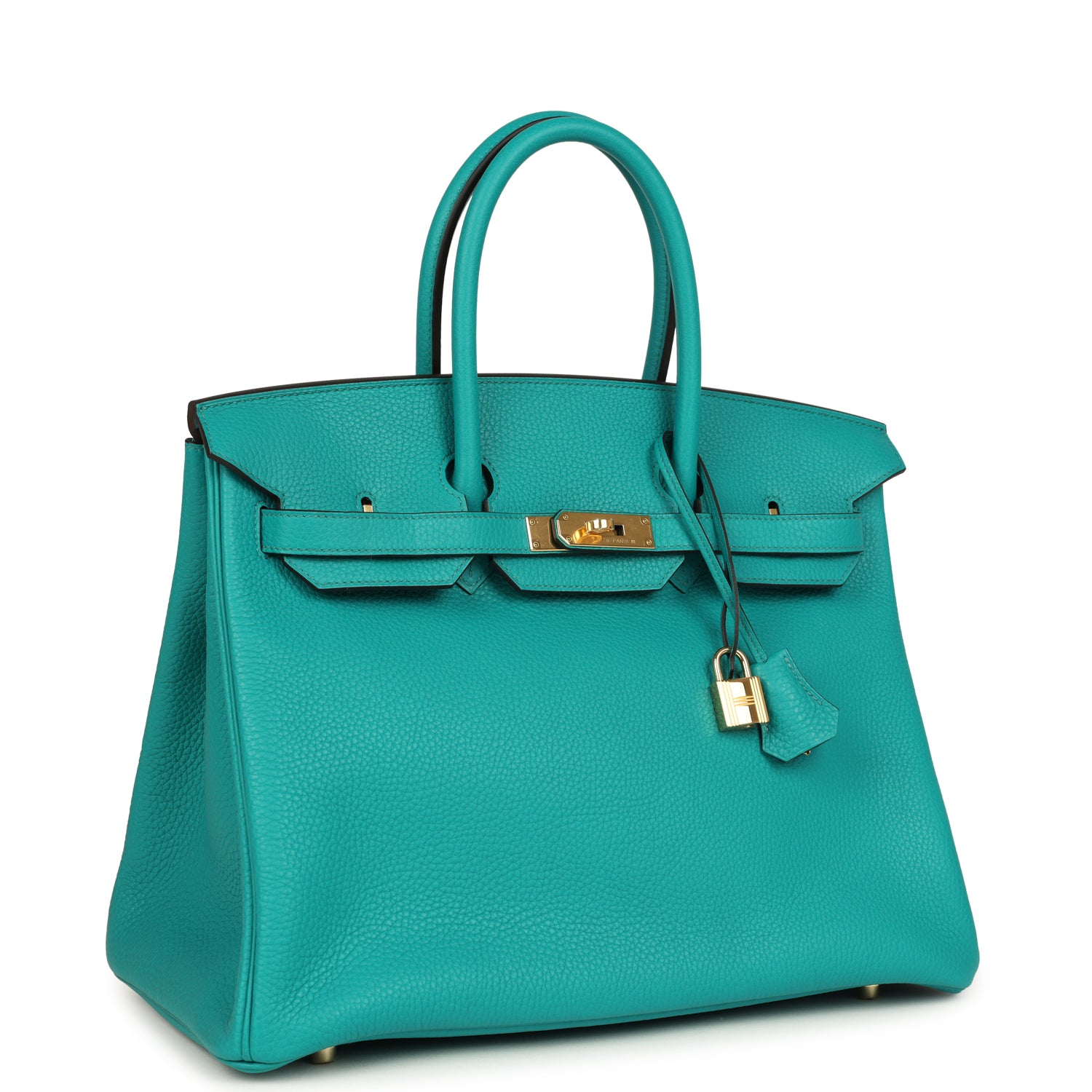 Birkin 35 Bleu Paon Togo Gold Hardware
