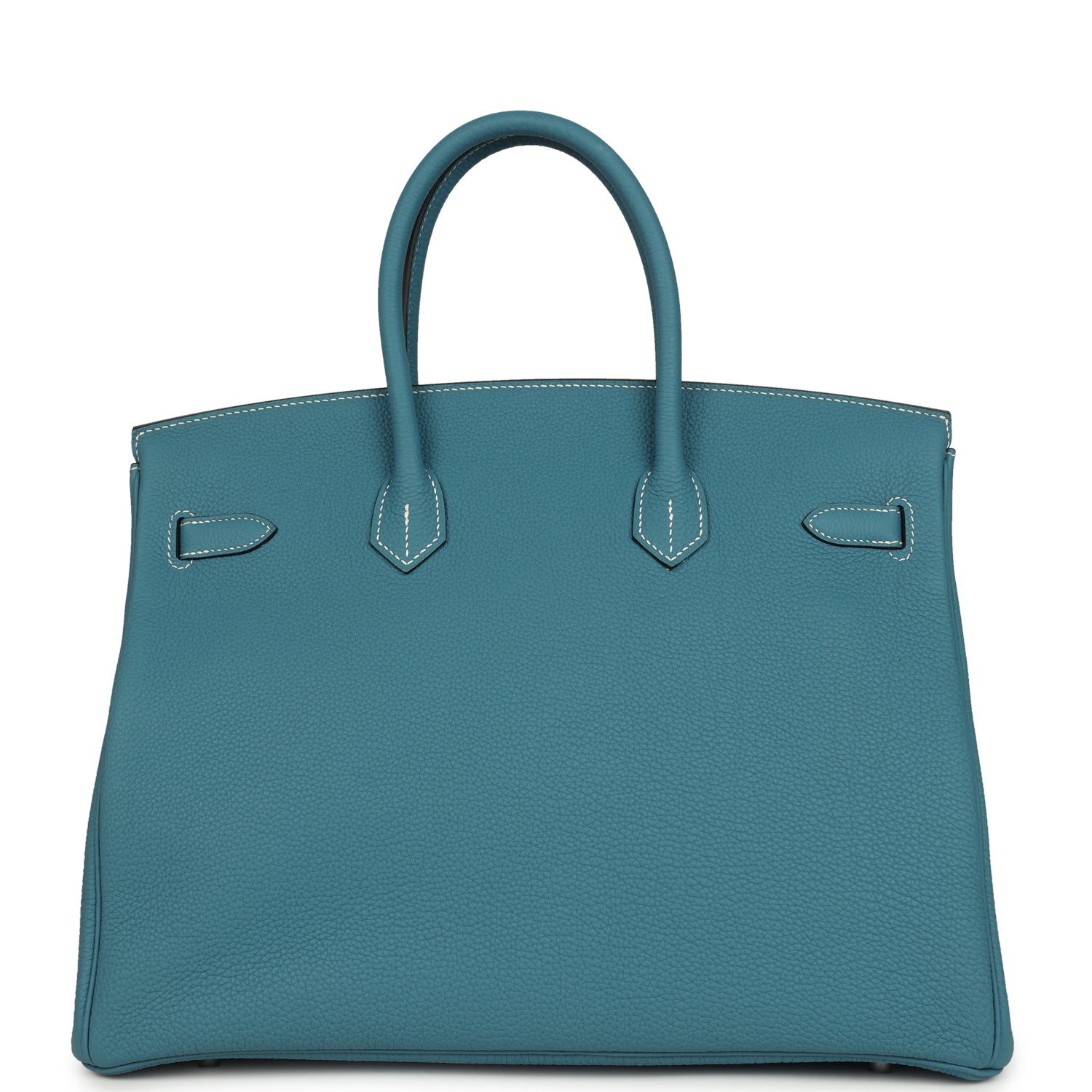 Birkin 35 Blue Jean Togo Palladium Hardware
