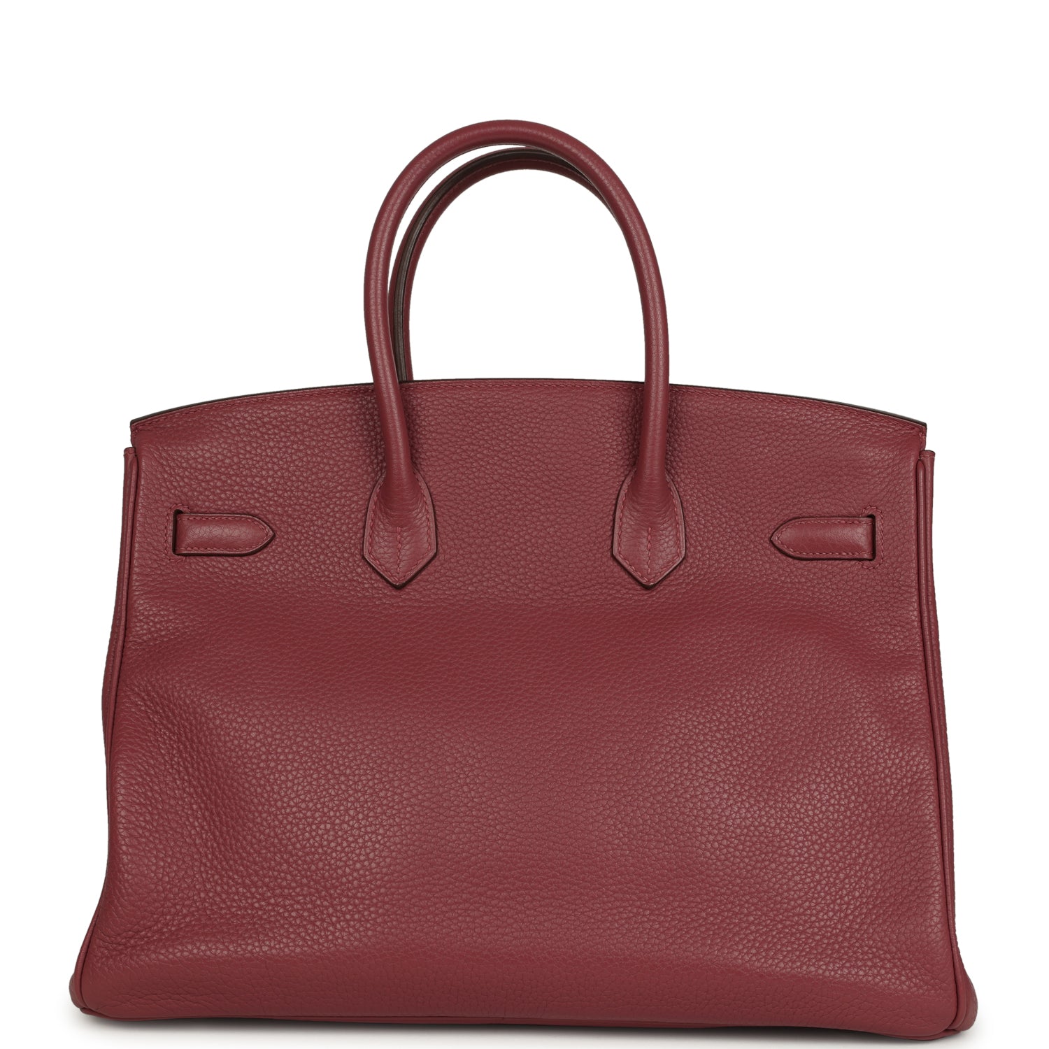 Birkin 35 Bois De Rose Clemence Palladium Hardware