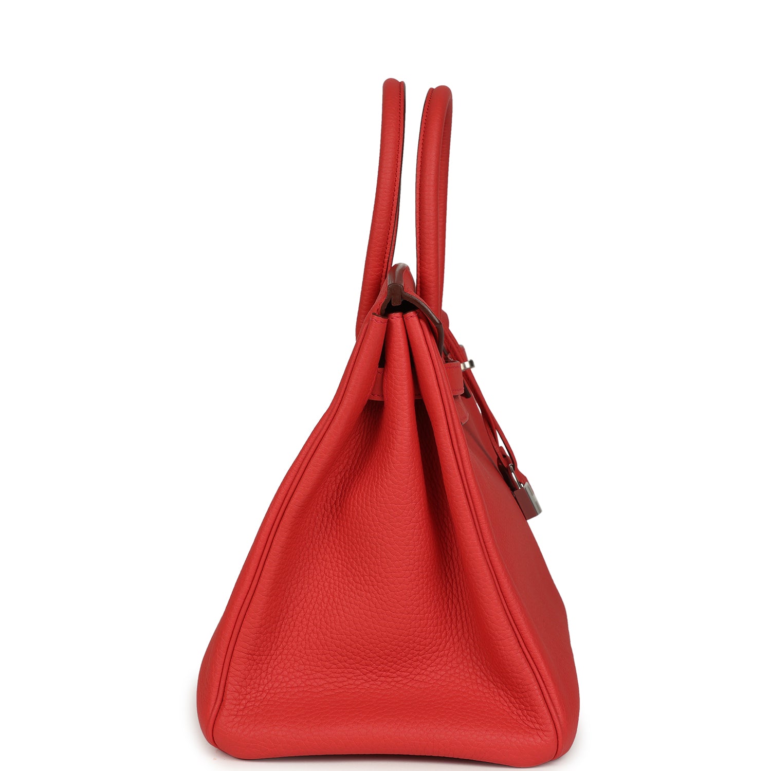 Birkin 35 Bougainvillea Clemence Palladium Hardware