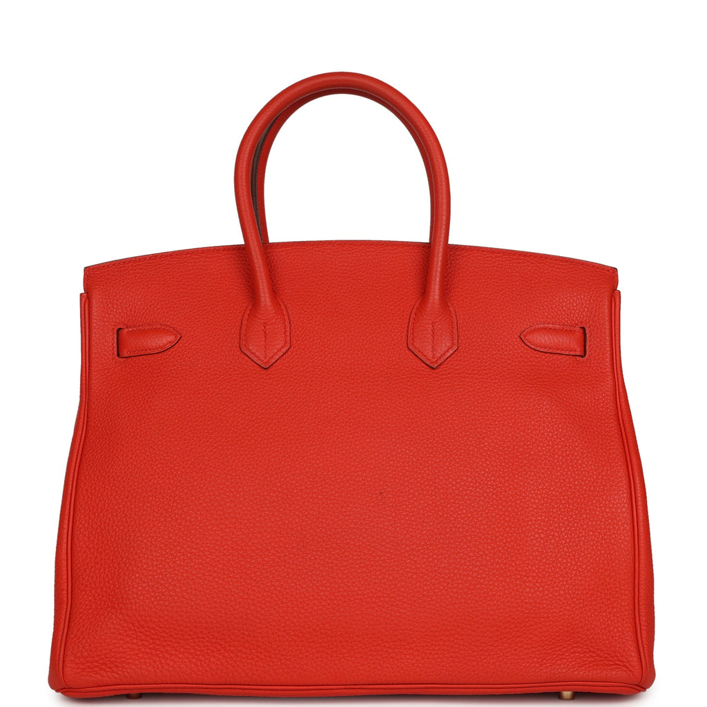Birkin 35 Capucine Togo Gold Hardware