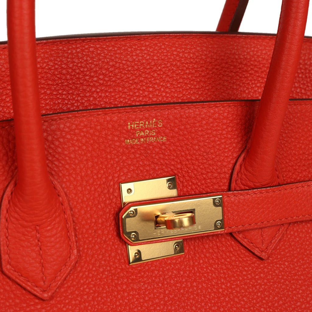 Birkin 35 Capucine Togo Gold Hardware