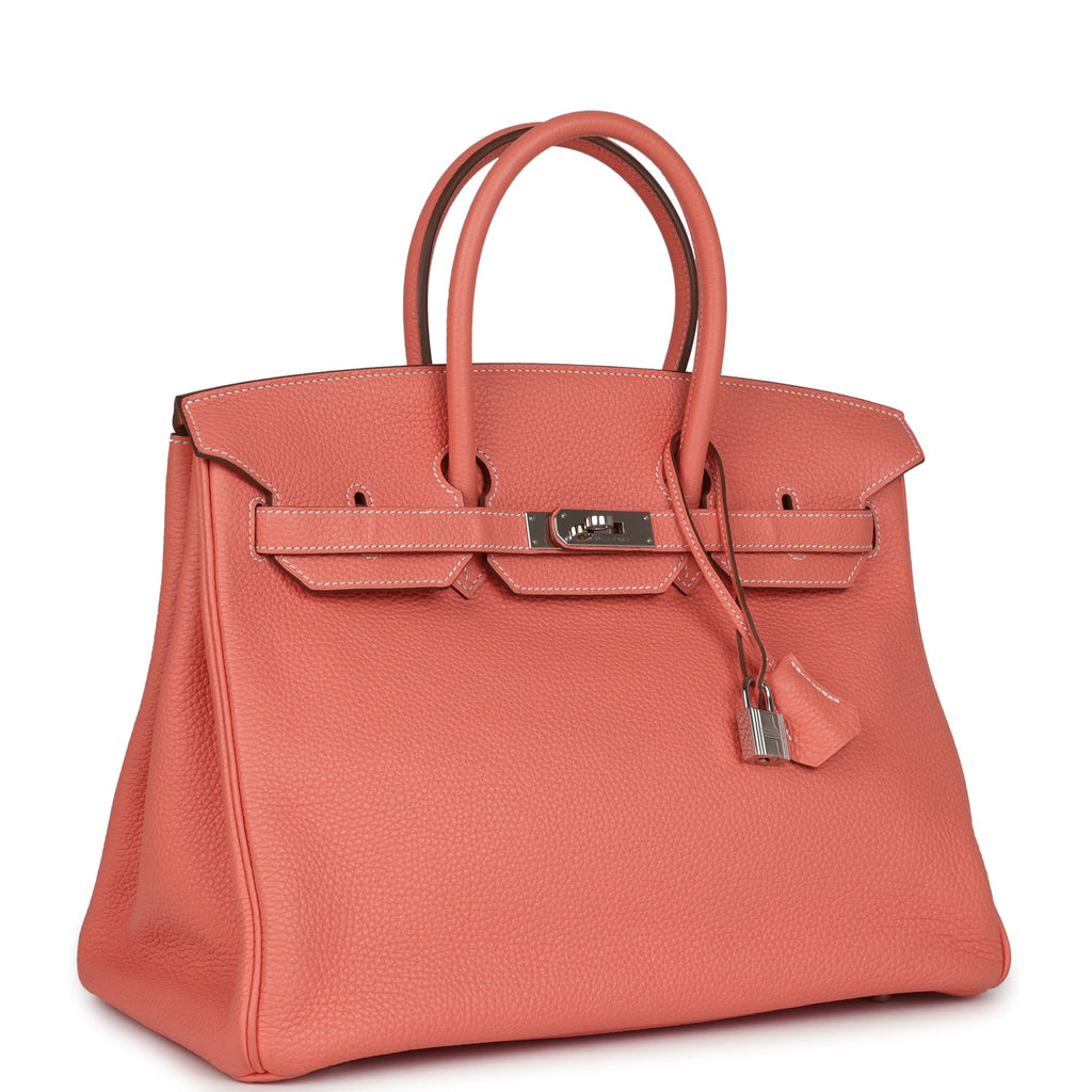 Birkin 35 Crevette Clemence Palladium Hardware