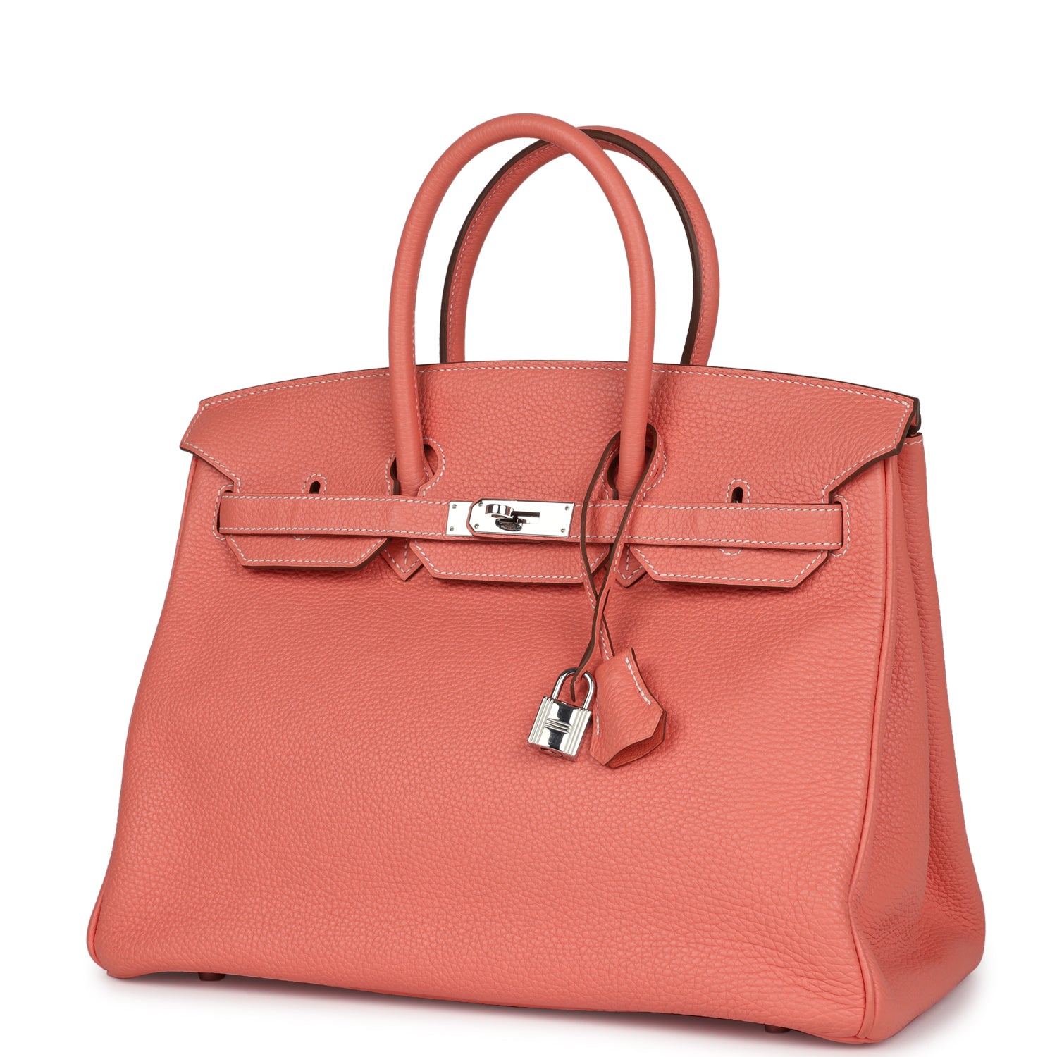 Birkin 35 Crevette Clemence Palladium Hardware