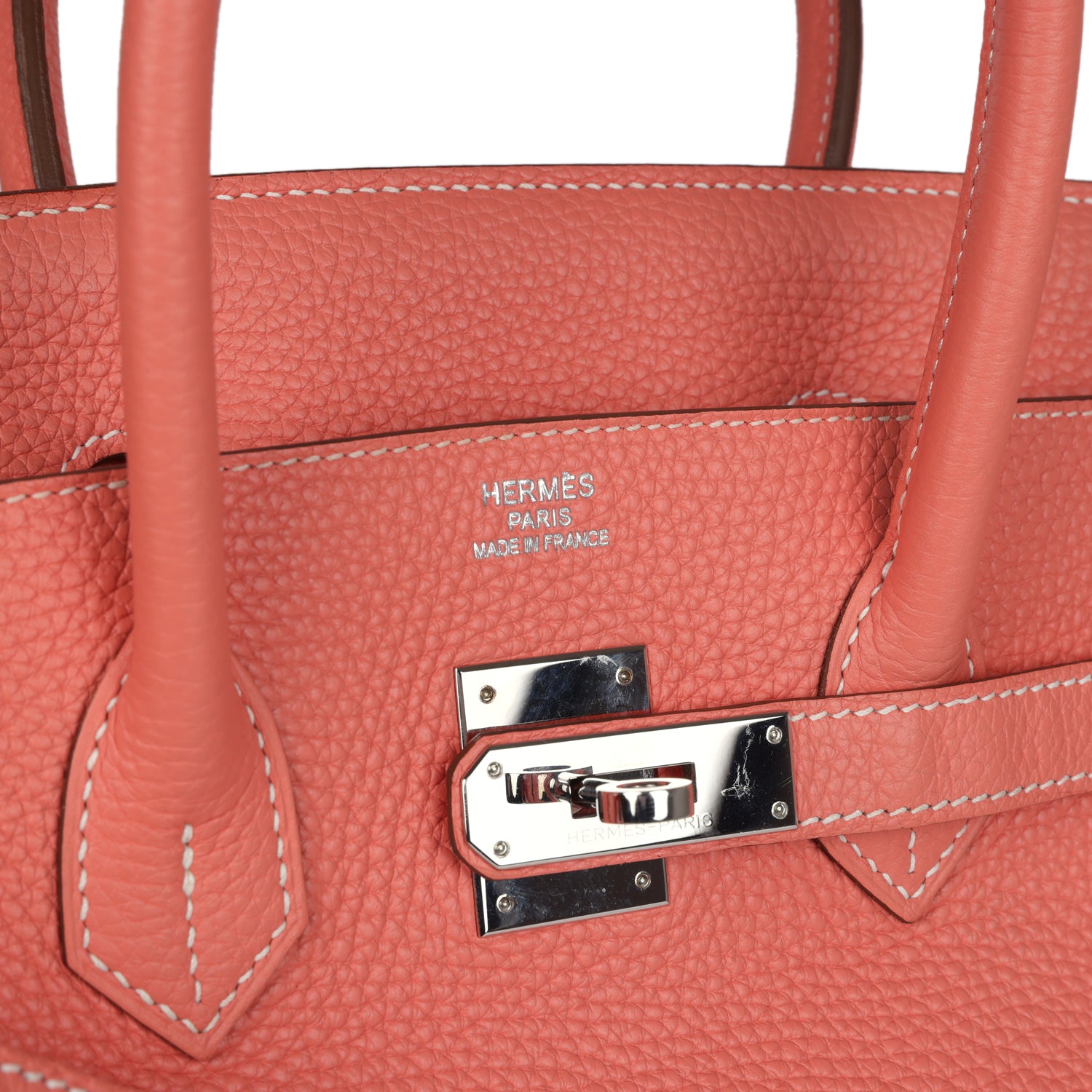 Birkin 35 Crevette Clemence Palladium Hardware