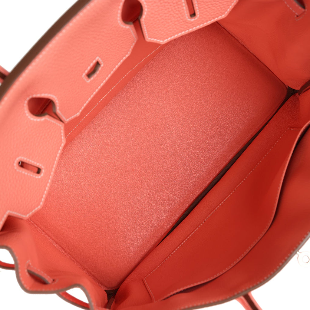 Birkin 35 Crevette Clemence Palladium Hardware