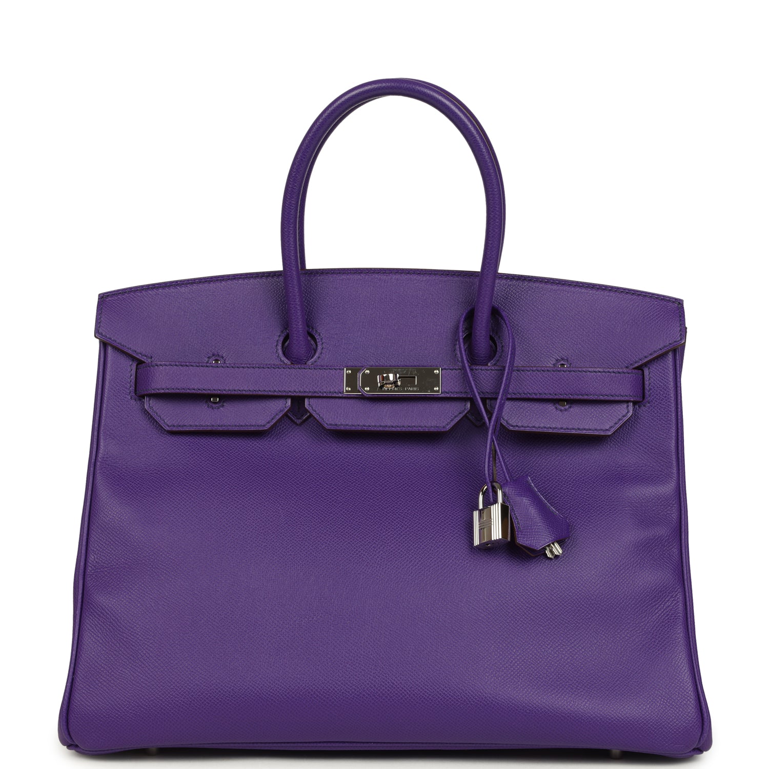 Birkin 35 Crocus Epsom Palladium Hardware