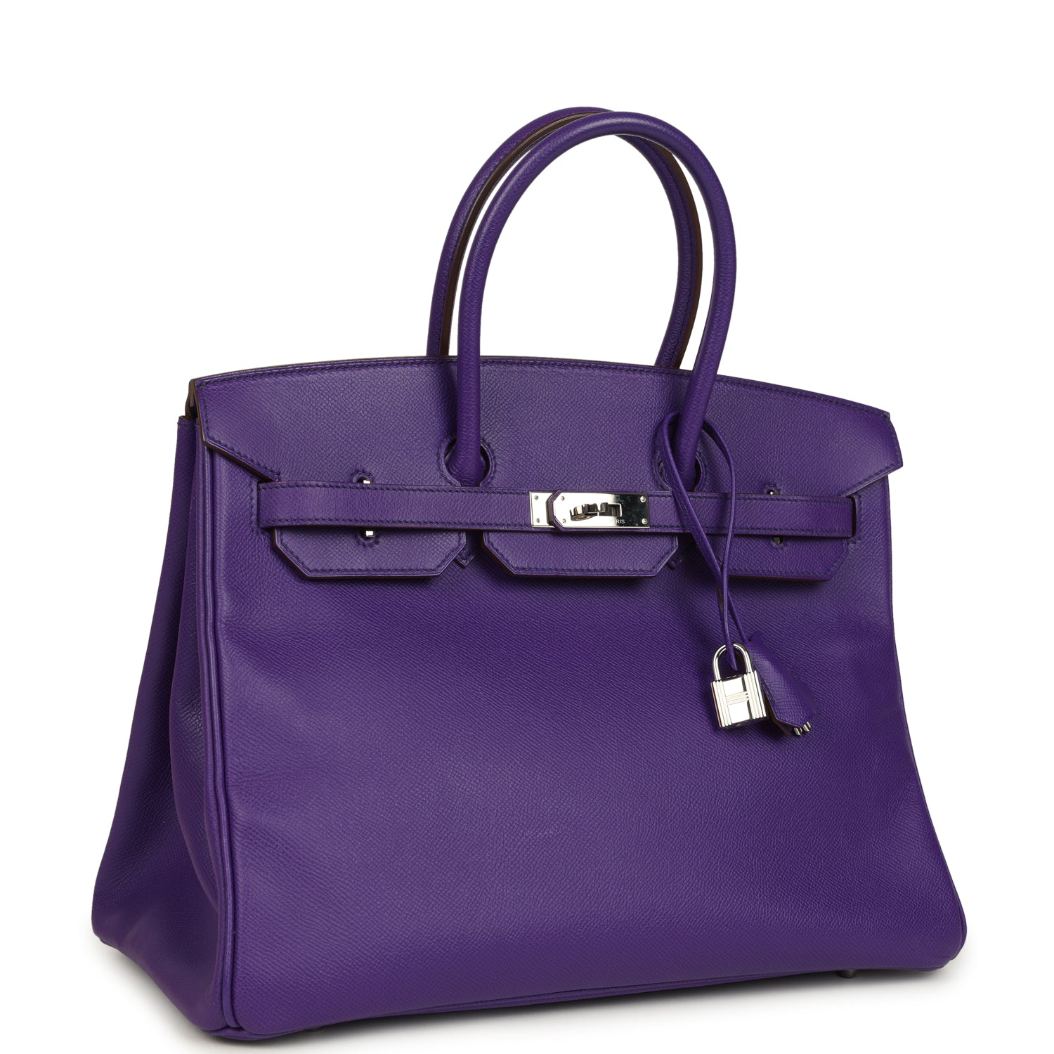 Birkin 35 Crocus Epsom Palladium Hardware
