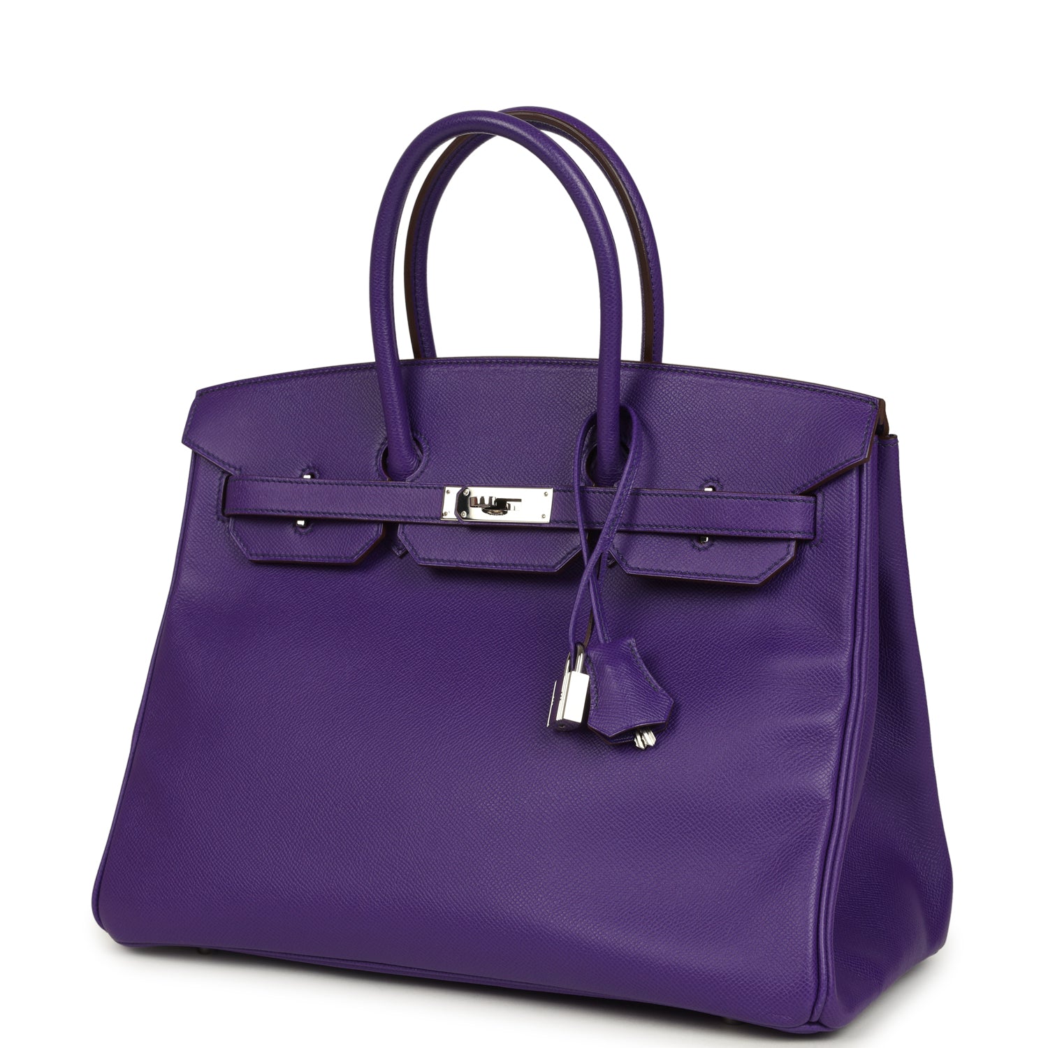 Birkin 35 Crocus Epsom Palladium Hardware