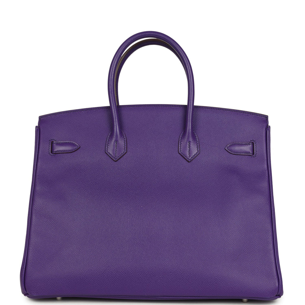 Birkin 35 Crocus Epsom Palladium Hardware