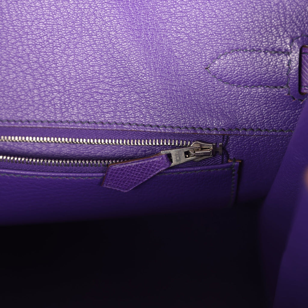Birkin 35 Crocus Epsom Palladium Hardware