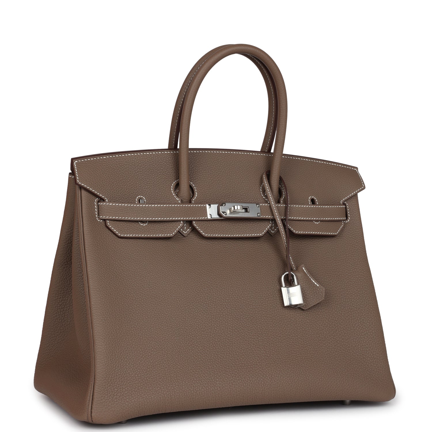 Birkin 35 Etoupe Togo Palladium Hardware
