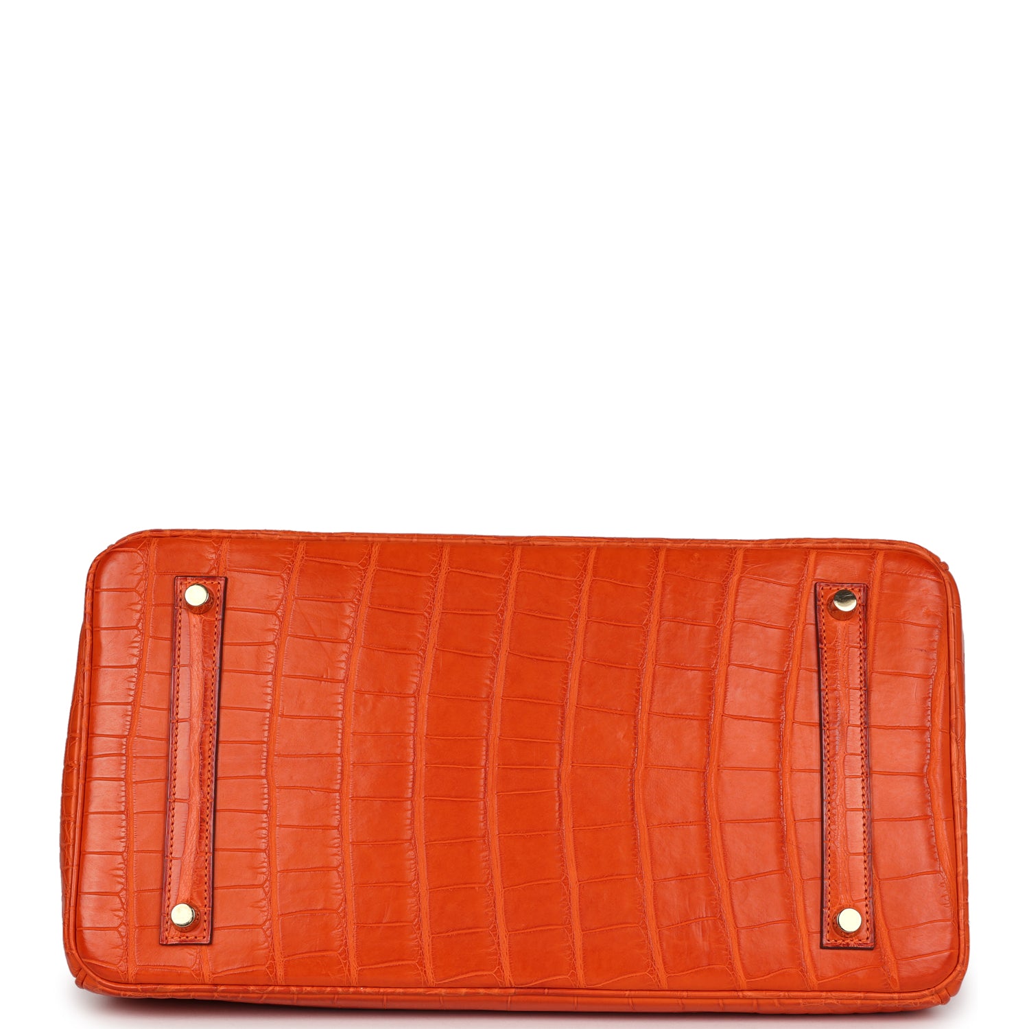 Birkin 35 Feu Matte Alligator Gold Hardware