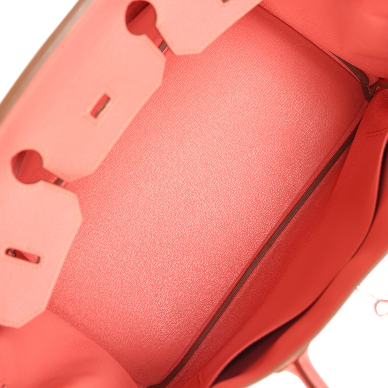 Birkin 35 Flamingo Epsom Palladium Hardware