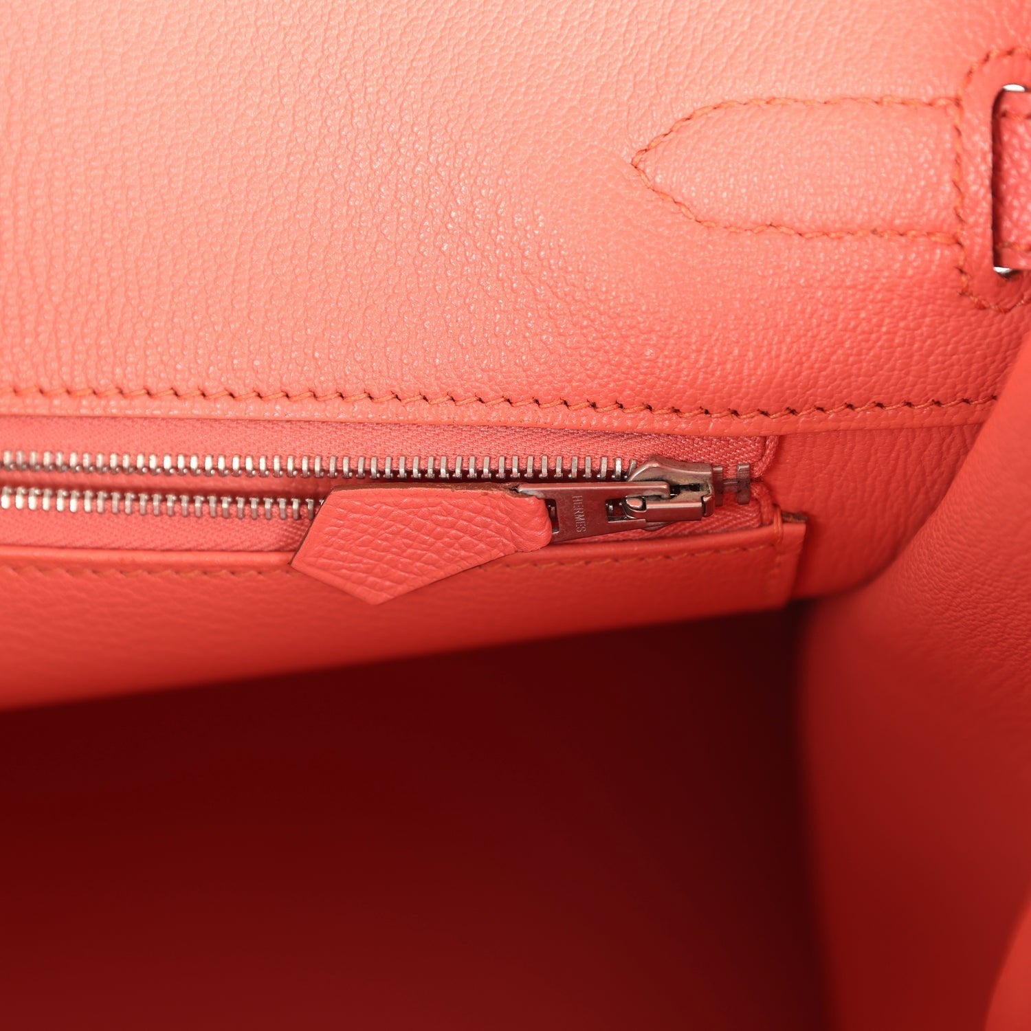 Birkin 35 Flamingo Epsom Palladium Hardware