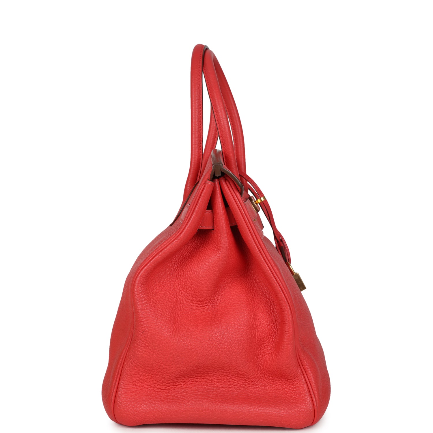 Birkin 35 Geranium Togo Gold Hardware