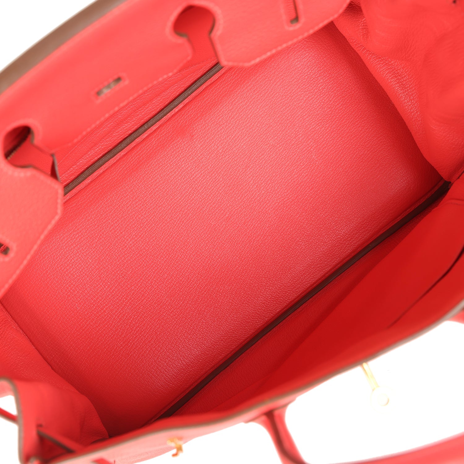 Birkin 35 Geranium Togo Gold Hardware