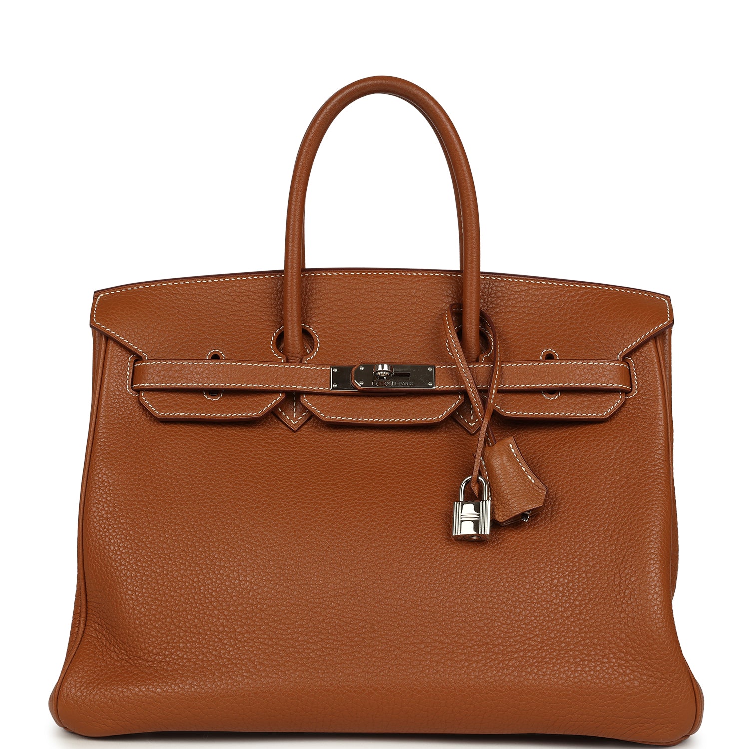 Birkin 35 Gold Togo Palladium Hardware