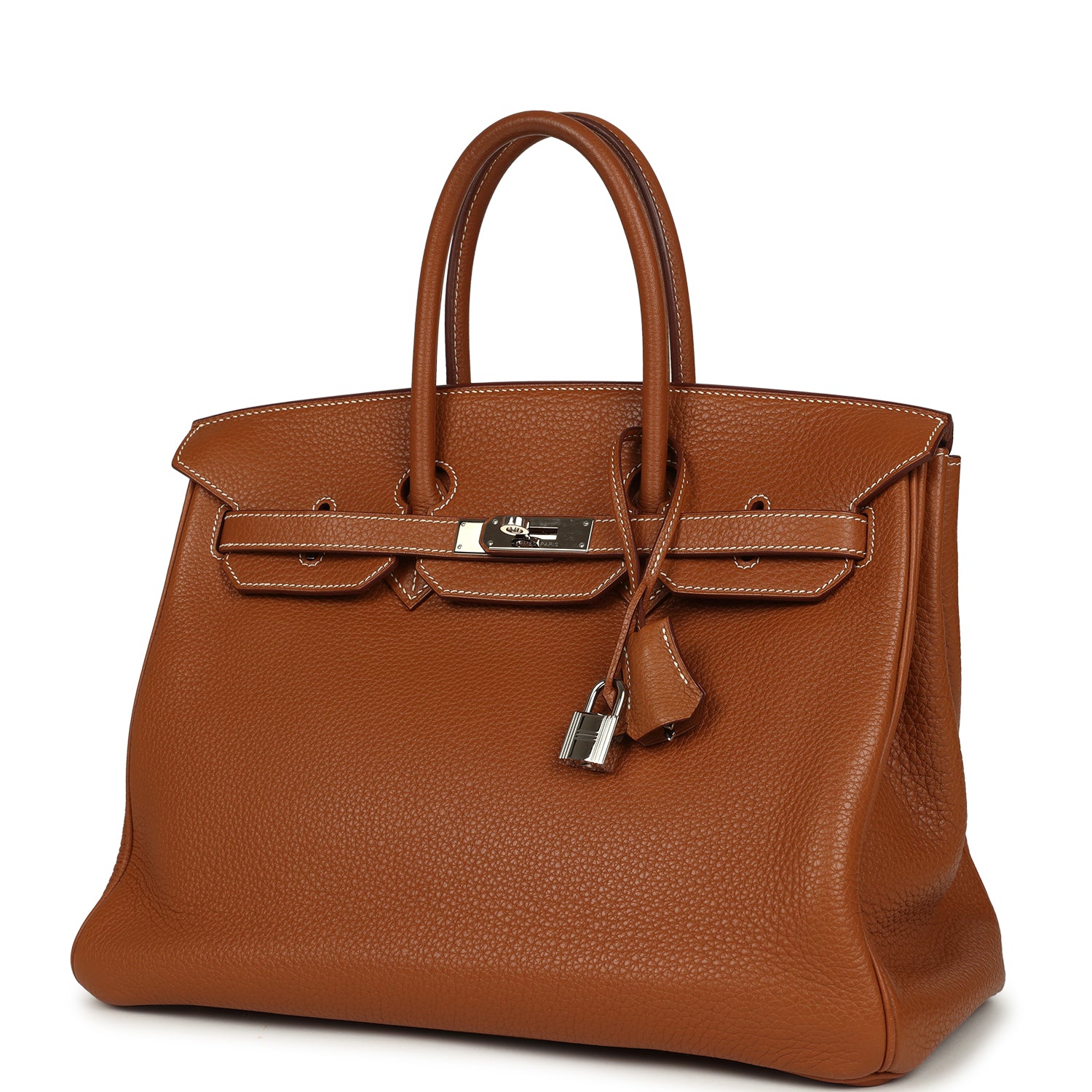 Birkin 35 Gold Togo Palladium Hardware