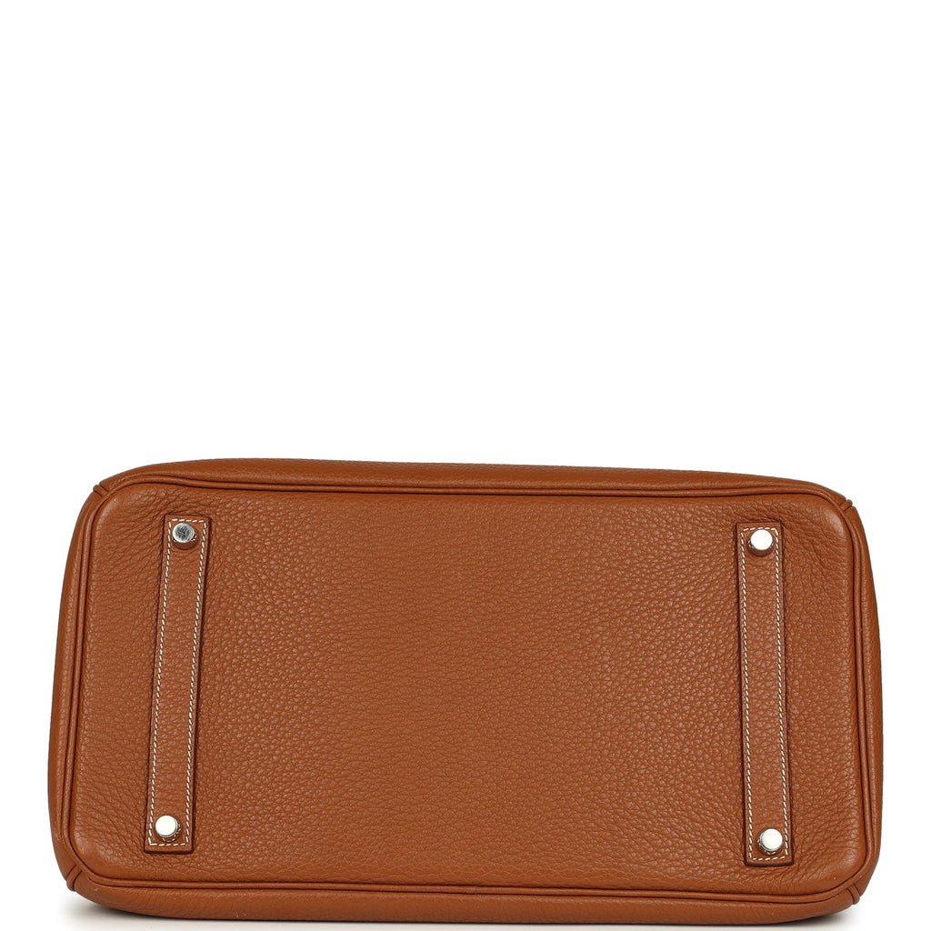 Birkin 35 Gold Togo Palladium Hardware