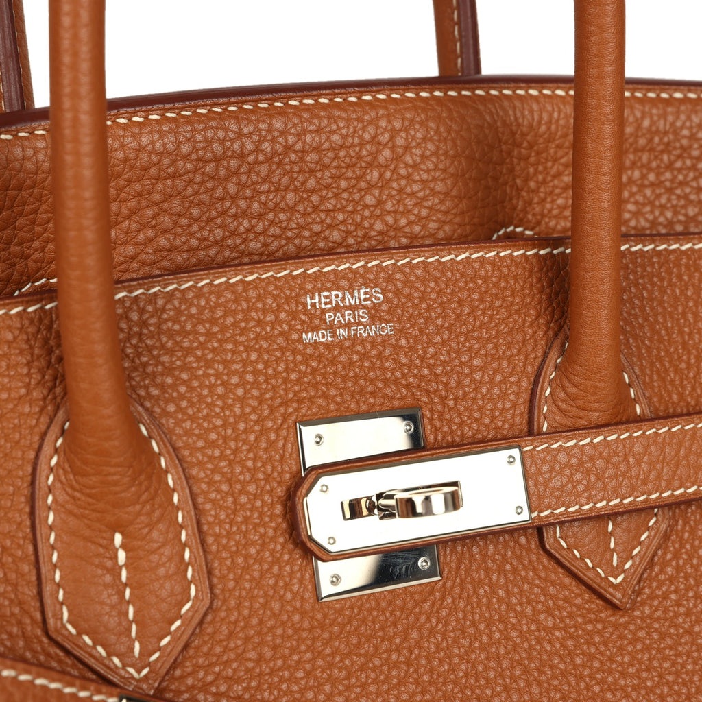Birkin 35 Gold Togo Palladium Hardware