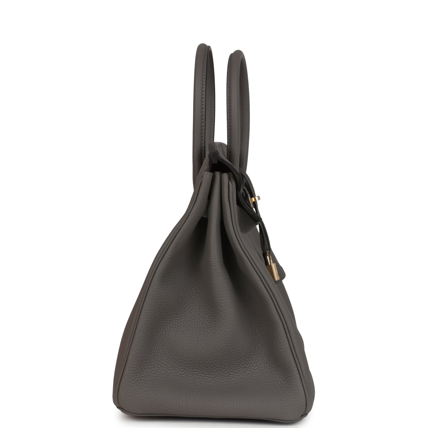 Birkin 35 Gris Meyer Togo Permabrass Hardware