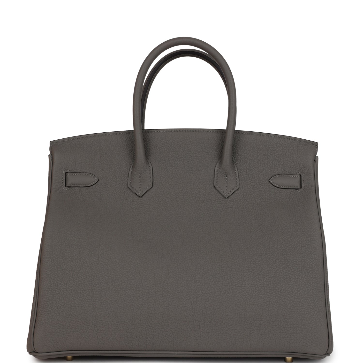 Birkin 35 Gris Meyer Togo Permabrass Hardware