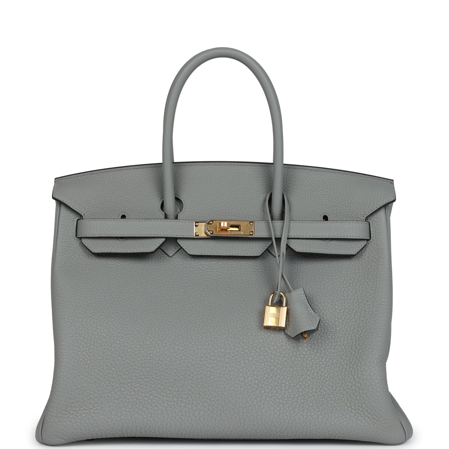 Birkin 35 Gris Mouette Togo Gold Hardware