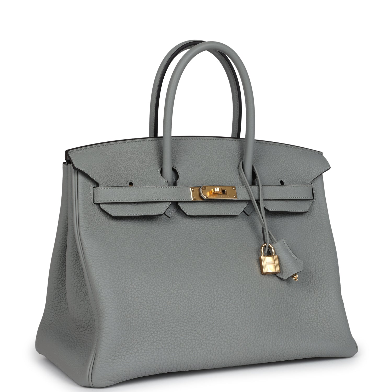 Birkin 35 Gris Mouette Togo Gold Hardware