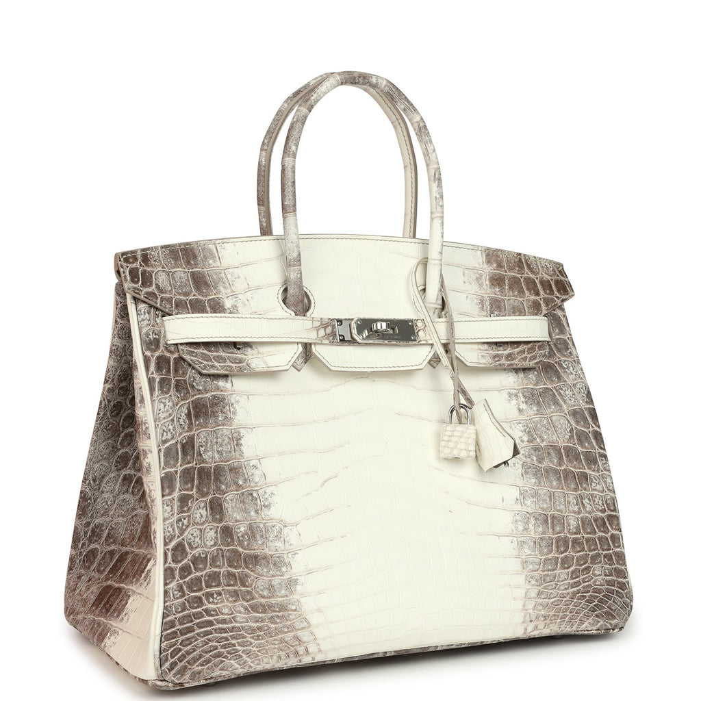 Birkin 35 Himalaya Niloticus Crocodile Bag