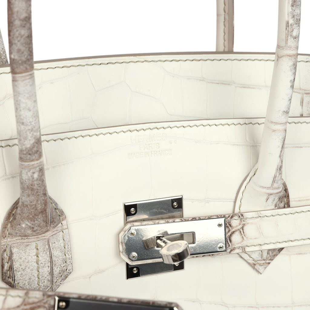 Birkin 35 Himalaya Niloticus Crocodile Bag