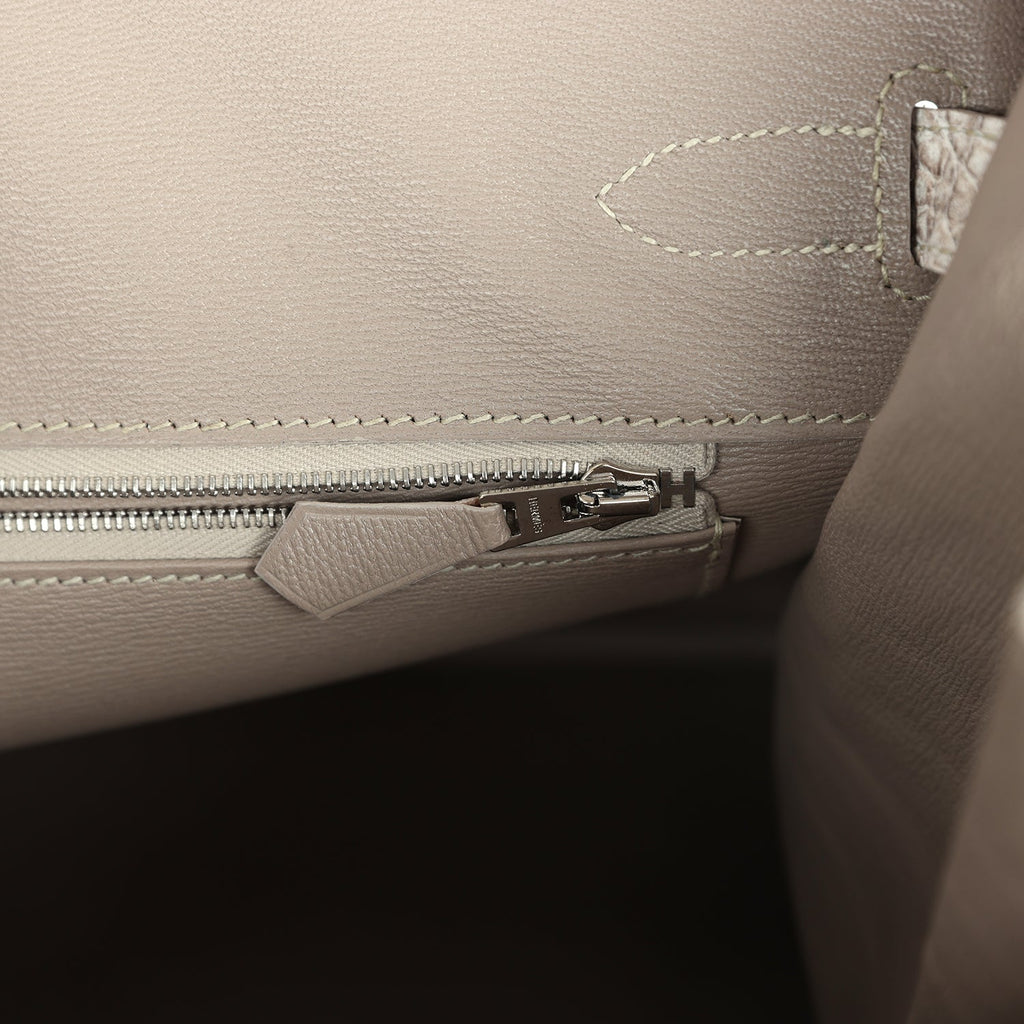 Birkin 35 Himalaya Niloticus Crocodile Bag