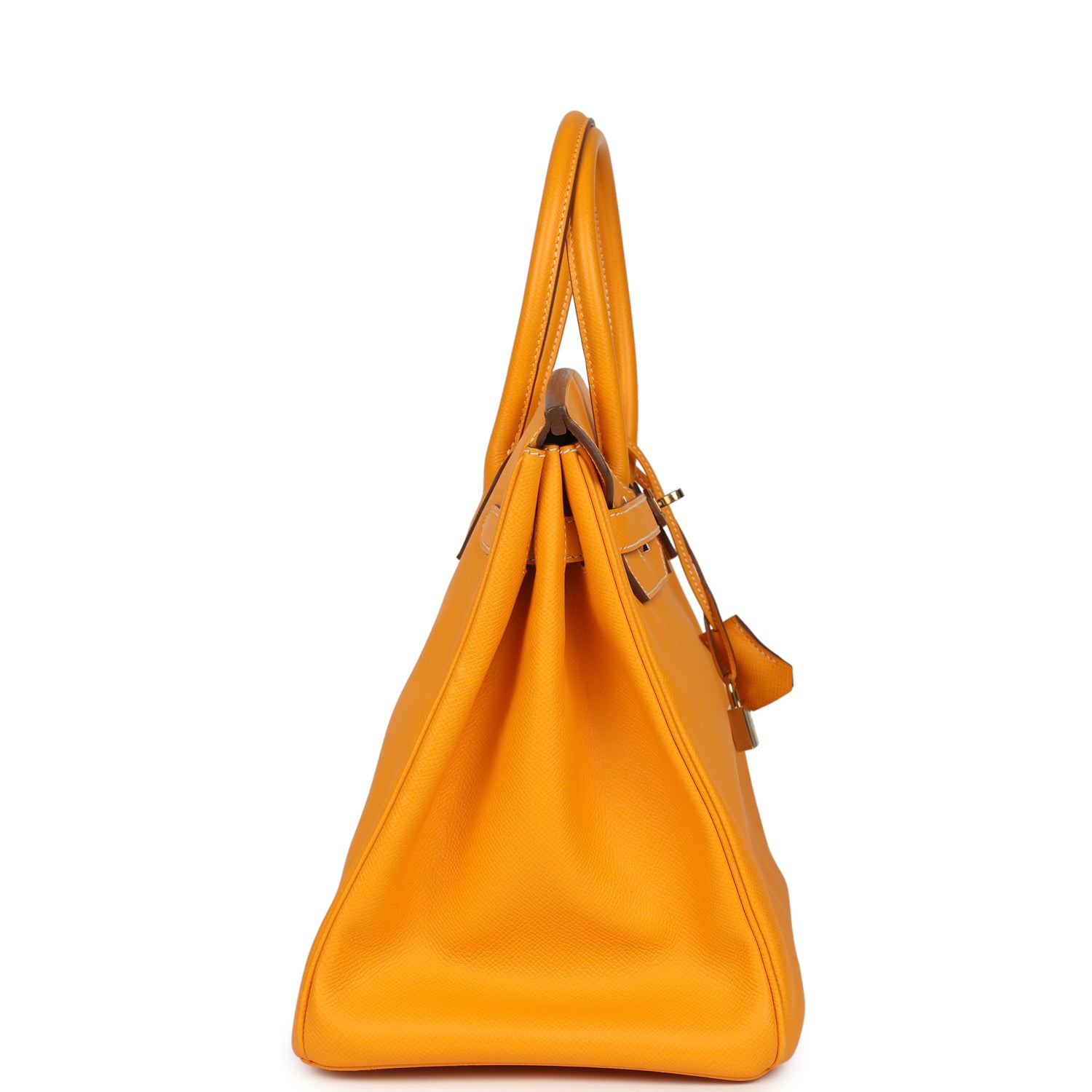 Birkin 35 Jaune D'or Candy Epsom Palladium Hardware