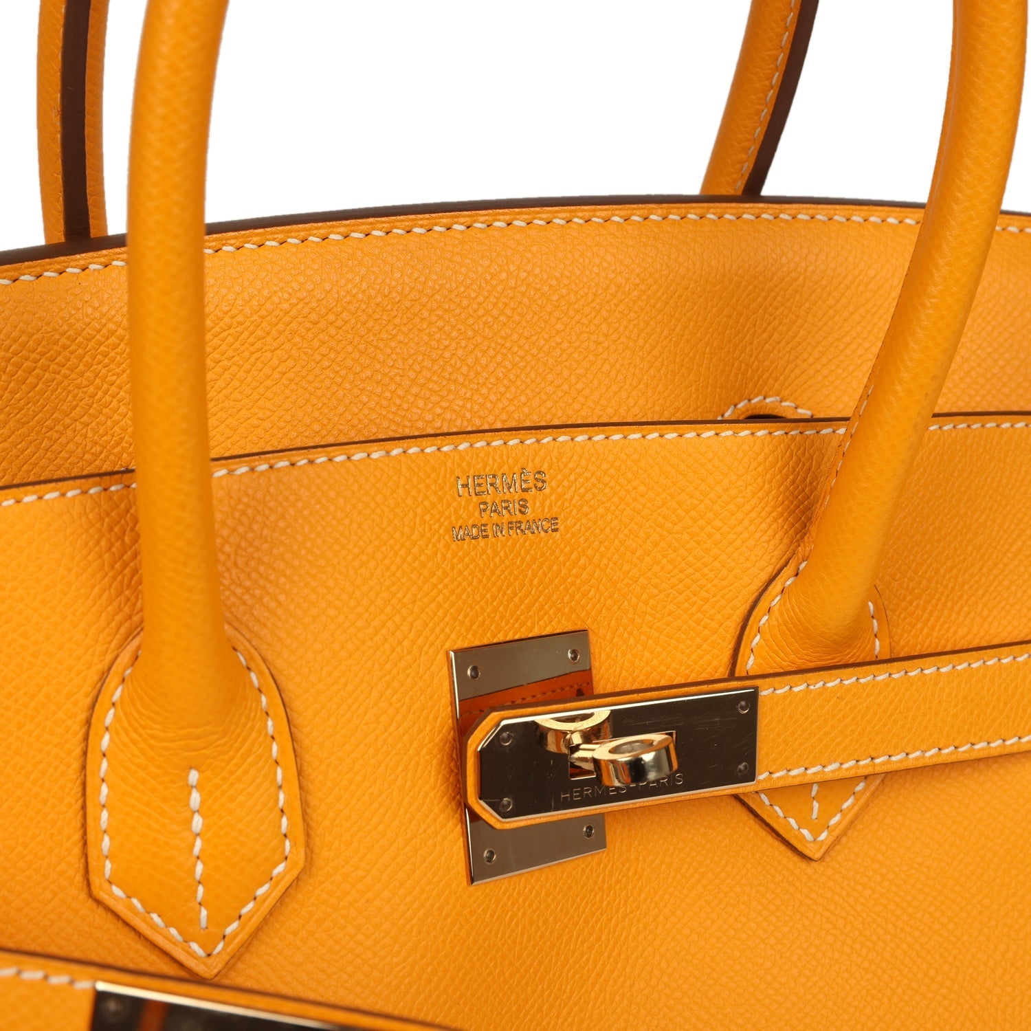 Birkin 35 Jaune D'or Candy Epsom Palladium Hardware