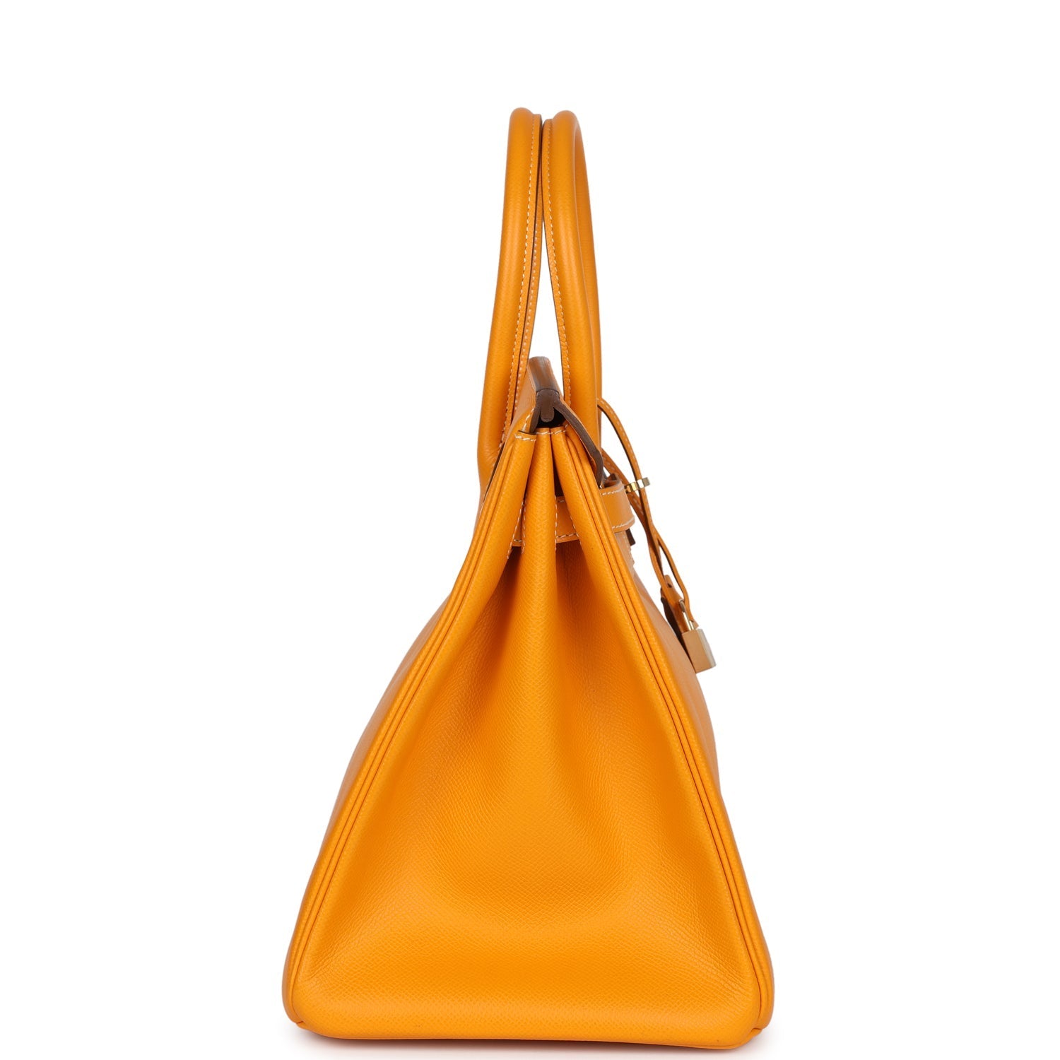 Birkin 35 Jaune D'or Candy Epsom Permabrass Hardware