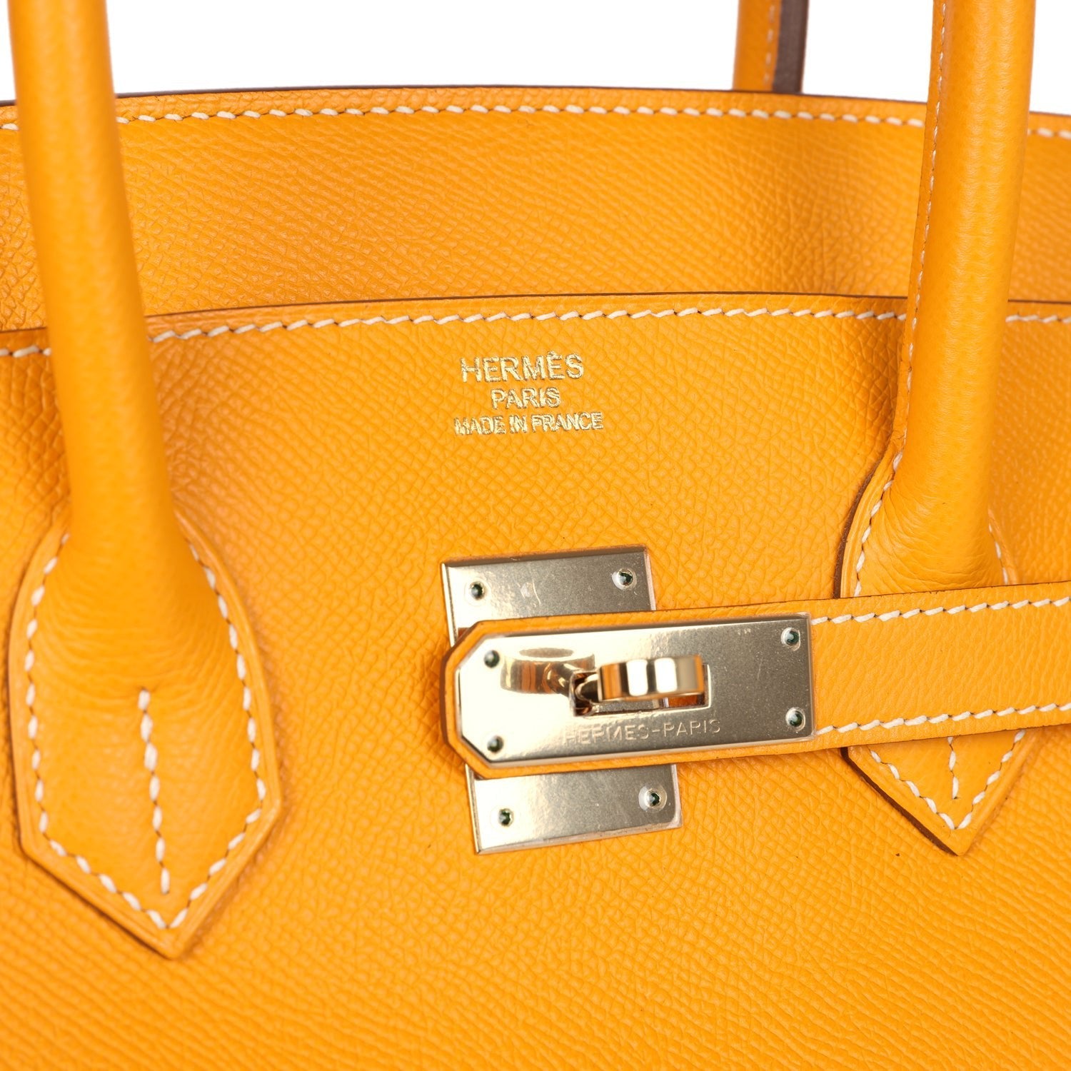 Birkin 35 Jaune D'or Candy Epsom Permabrass Hardware