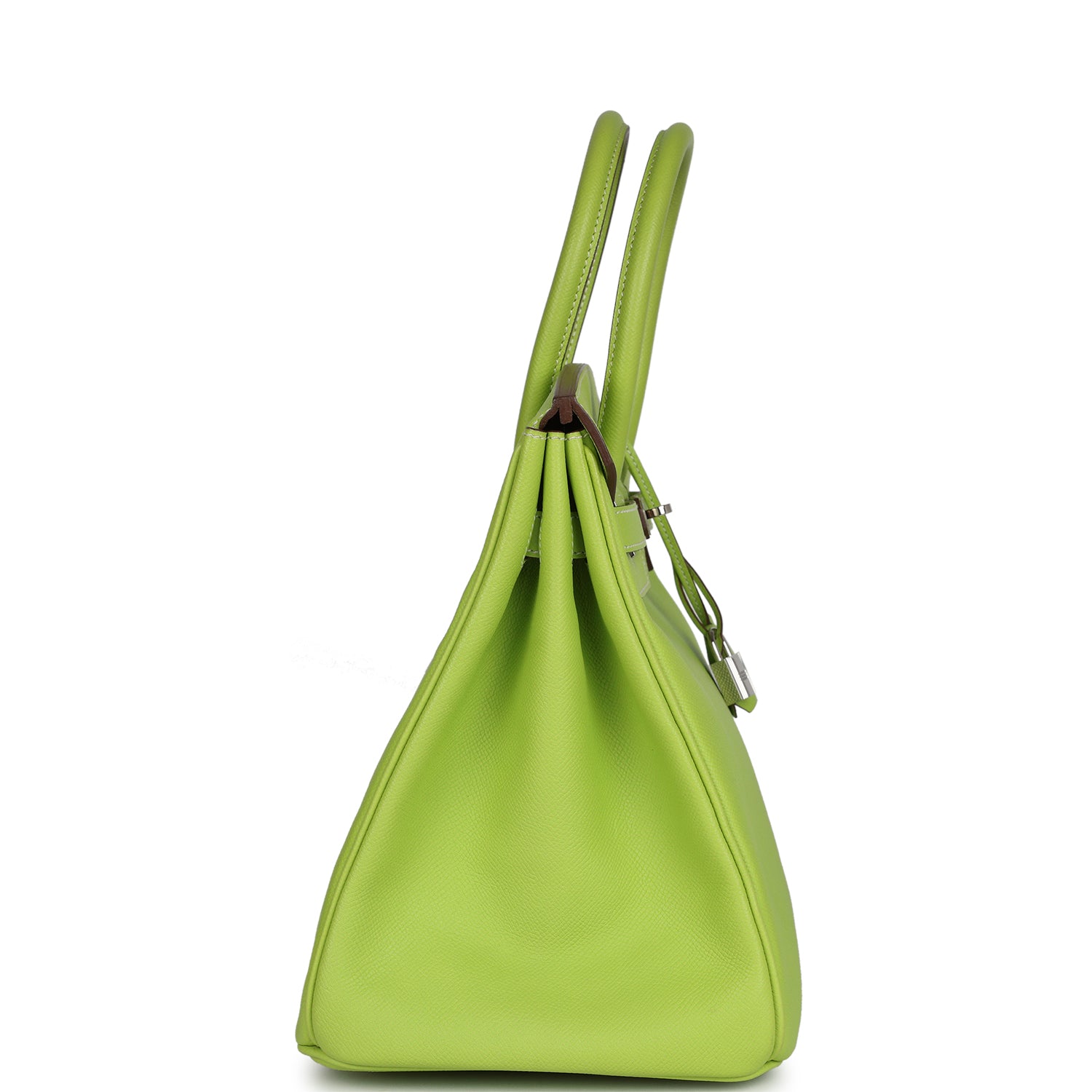 Birkin 35 Kiwi Candy Epsom Palladium Hardware