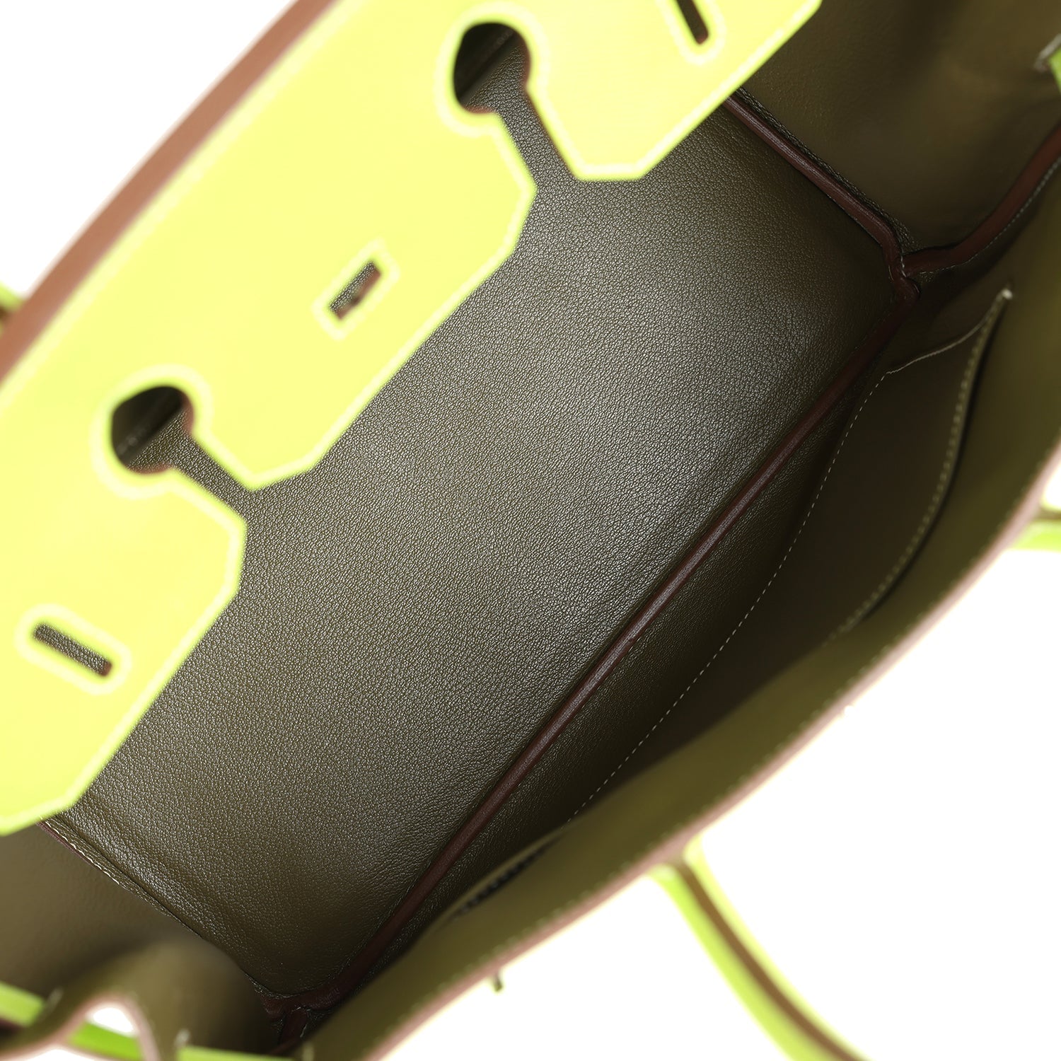 Birkin 35 Kiwi Candy Epsom Palladium Hardware