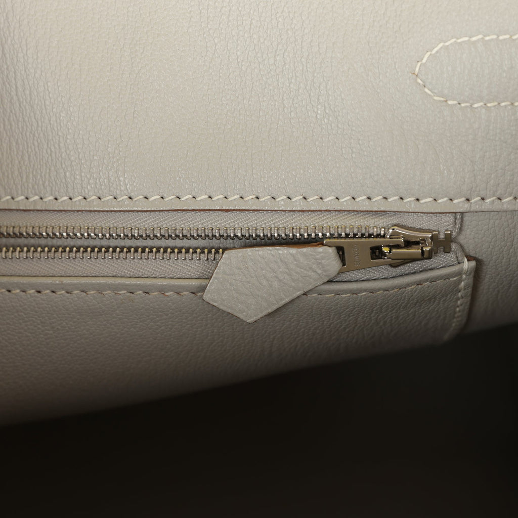 Birkin 35 Lime Candy Epsom Palladium Hardware