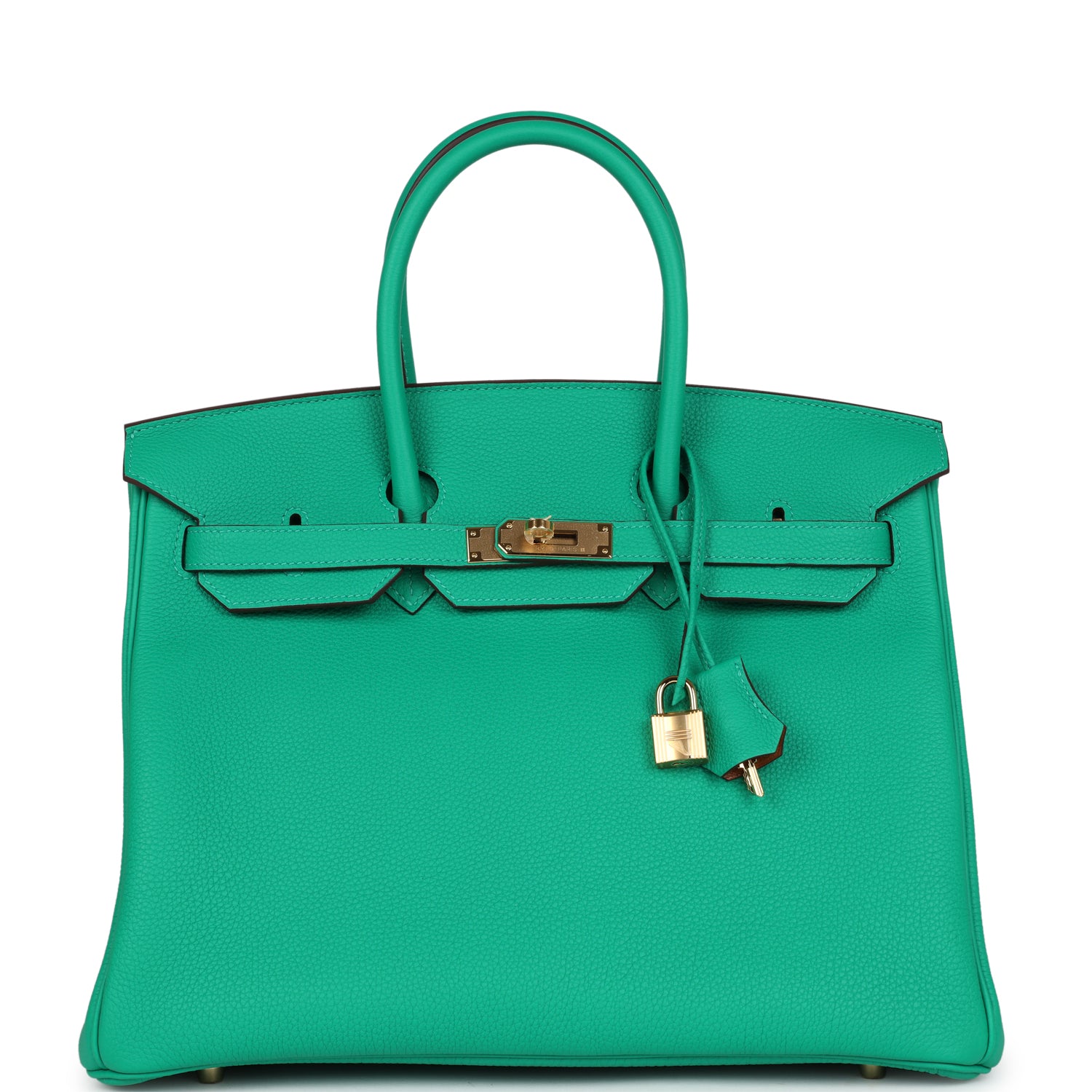 Birkin 35 Menthe Verso Togo Gold Hardware