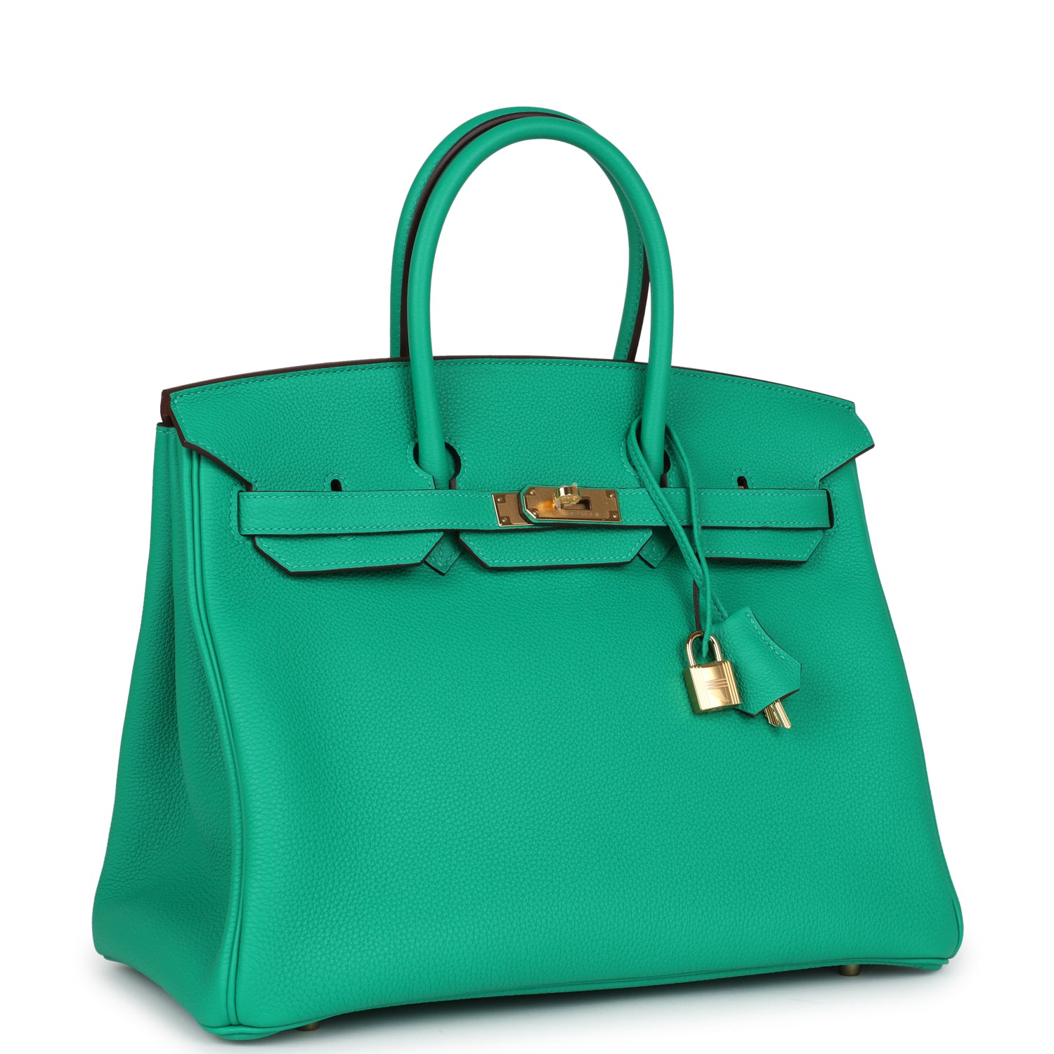 Birkin 35 Menthe Verso Togo Gold Hardware