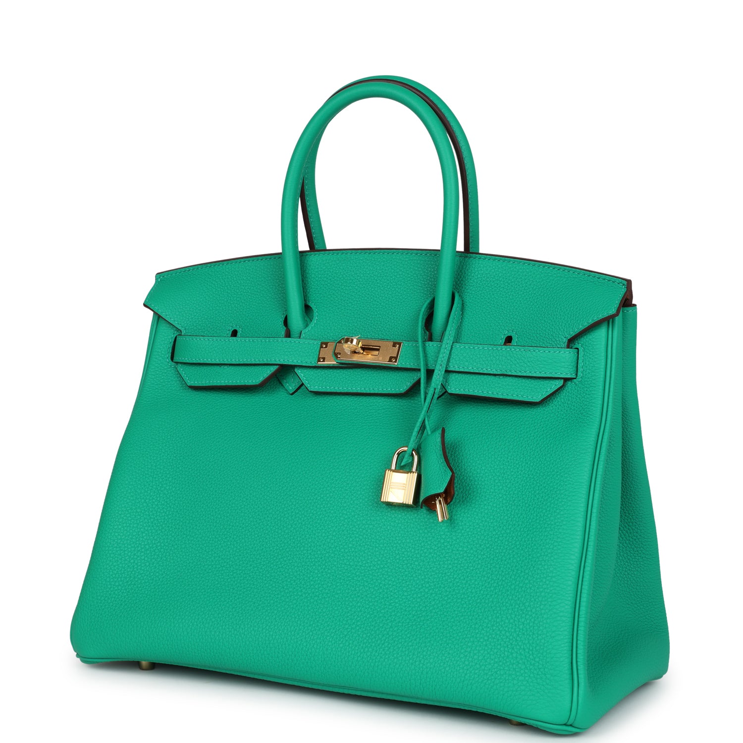 Birkin 35 Menthe Verso Togo Gold Hardware