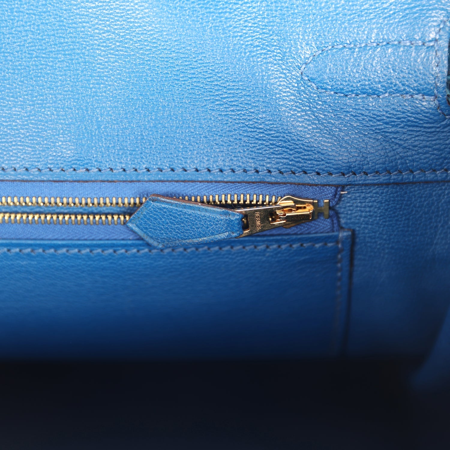 Birkin 35 Mykonos Shiny Porosus Crocodile Gold Hardware