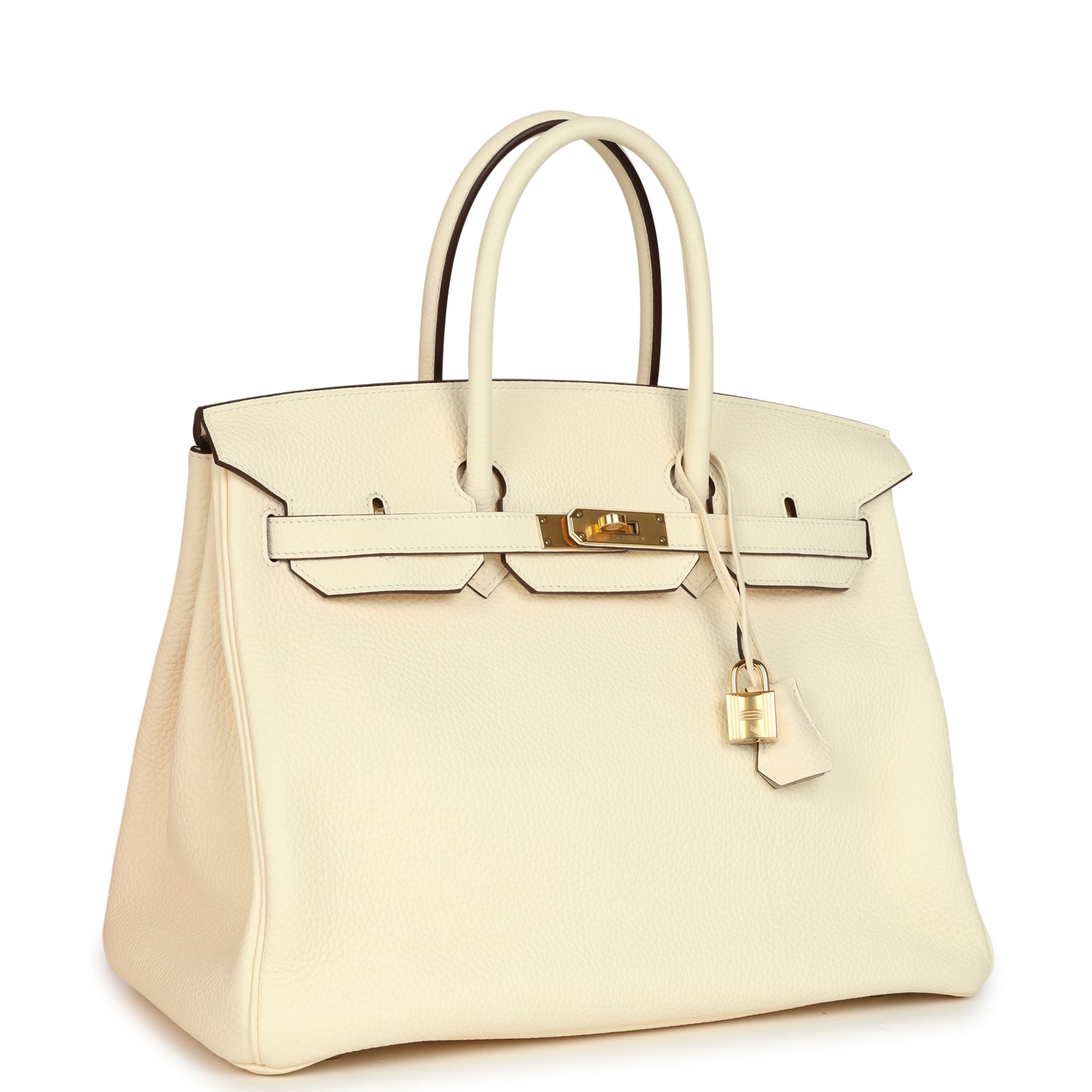 Birkin 35 Nata Clemence Gold Hardware