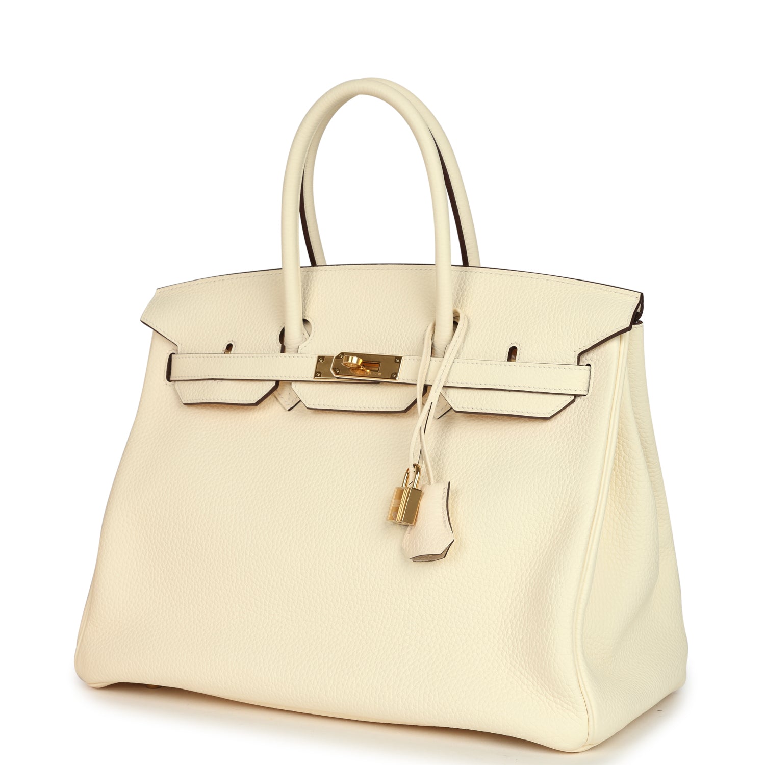 Birkin 35 Nata Clemence Gold Hardware