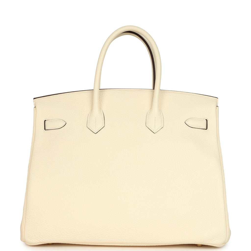 Birkin 35 Nata Clemence Gold Hardware