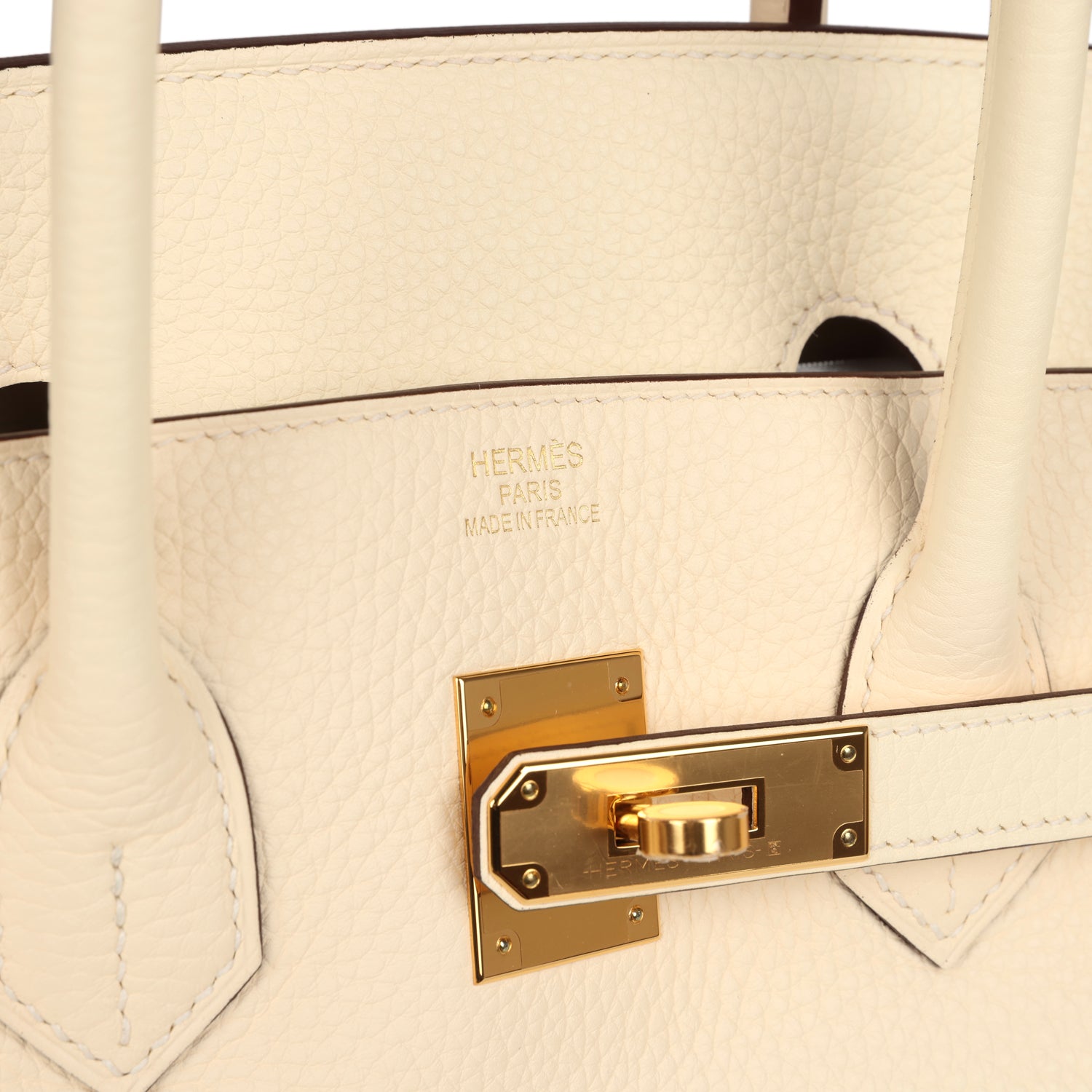 Birkin 35 Nata Clemence Gold Hardware