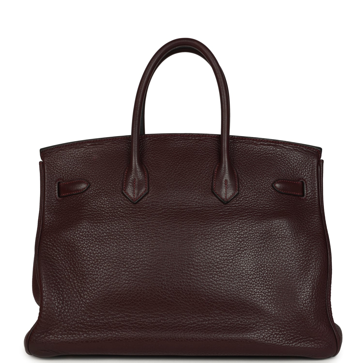 Birkin 35 Prune Clemence Gold Hardware